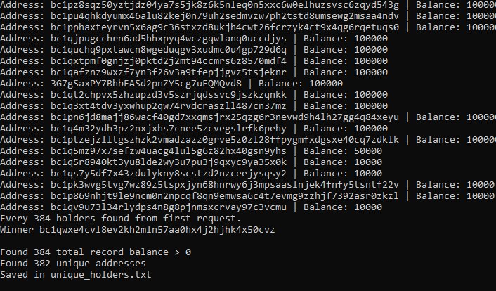 ✨Congratulation to the winner of the monthly airdrop!✨

bc1qwxe4cvl8ev2kh2mln57aa0hx4j2hjhk4x50cvz

100M $MARSI delivered ✈️📦

TxId:

afabefd5448540b8f685d8e22b2baa9e4acde3a5d28ecb770cfceec33d3eb08a

👀