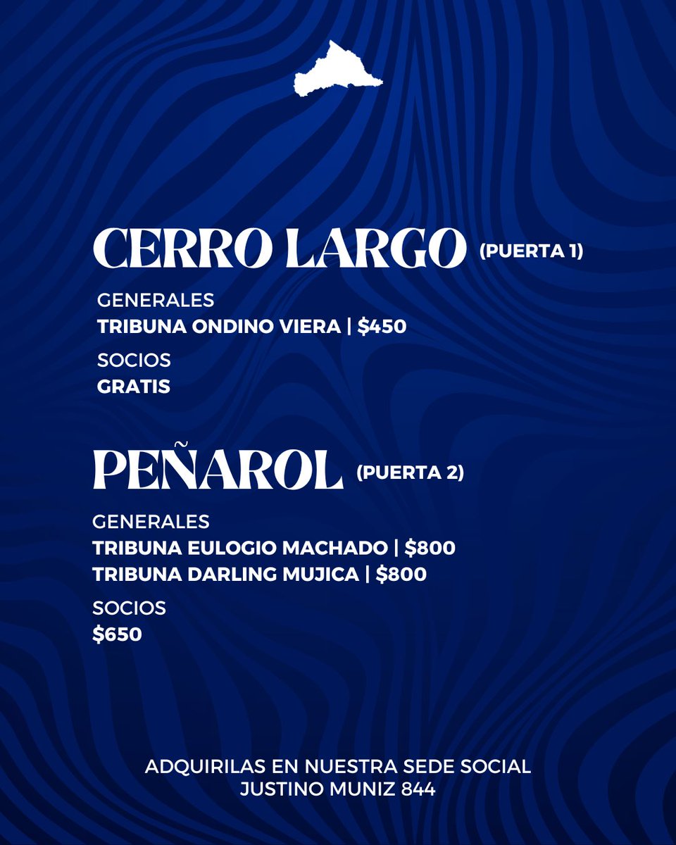 🎟️ 𝗘𝗡𝗧𝗥𝗔𝗗𝗔𝗦

👇🏼 SEDE
Sábado de 08:00 a 18:00 hs.
Domingo de 08:00 a 15:00 hs.

👉🏼 REDTICKETS

NO HABRÁ VENTA EN BOLETERÍAS DEL ESTADIO.

Menores de hasta 11 años tienen ingreso gratuito.

#UnClubDePrimera🏹