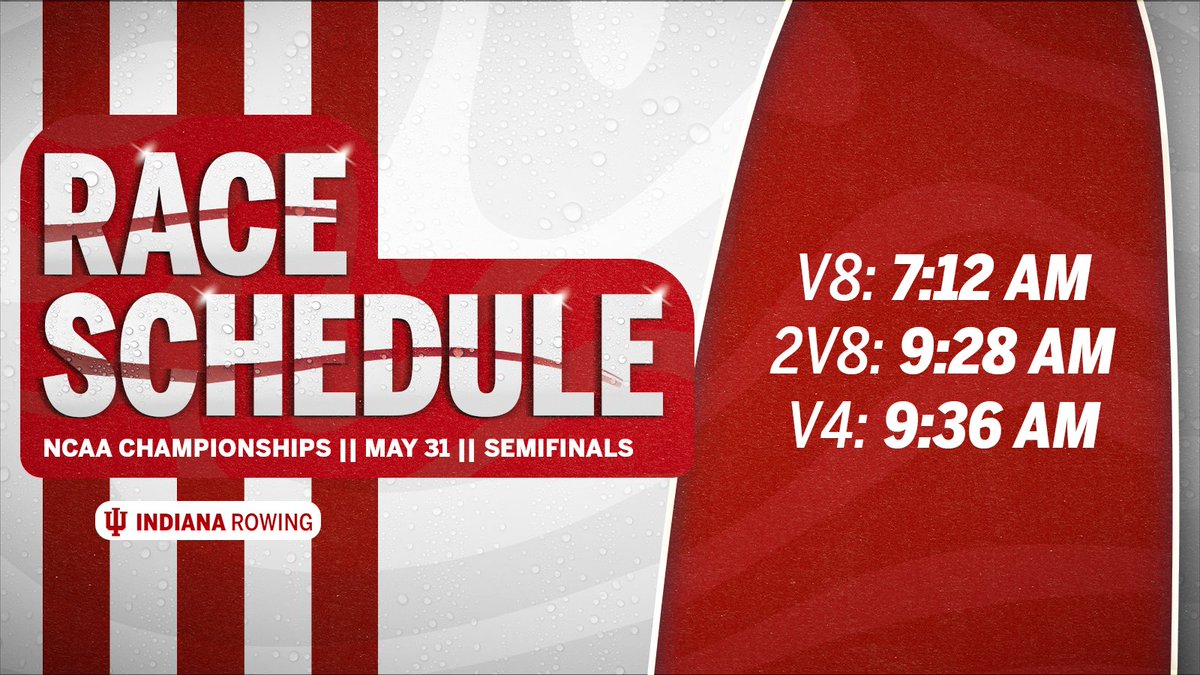 🚨 SCHEDULE UPDATE

Due to weather, we'll race an amended schedule on Saturday.