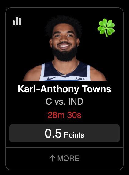 Waged_War's tweet photo. 🚨 FREE SQUARE ALERT 🚨
Karl-Anthony Towns just needs 1 point tonight to hit 👀

🔥 0.5 Points Line
💰 Easy pick. Big boost to your entry.
⏳ Don’t miss out—live for tonight only!

👉 Lock it in now on Waged War
#NBA #KAT #FreeSquare #PlayerProps #WagedWar #DailyFantasy https://t.co/x2BVSvxzqL