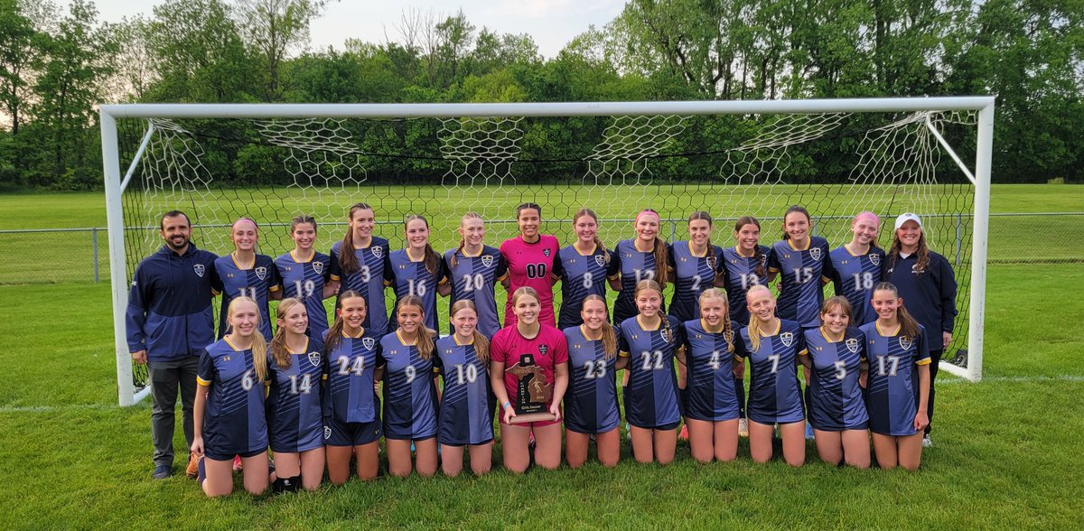 The Panthers win their 3rd consecutive District Championship and will advance to the Regional Semifinal at Swartz Creek at 5:00 p.m. on Tuesday. 
💙🏆💛

DeWitt 1
Mason 0
Final

Goal: Sailor Stevens with 2:44 left in the 2nd Half