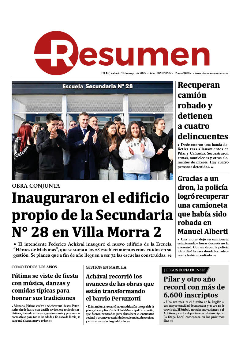 DiarioResumen's tweet image. Te adelantamos la tapa de Resumen
