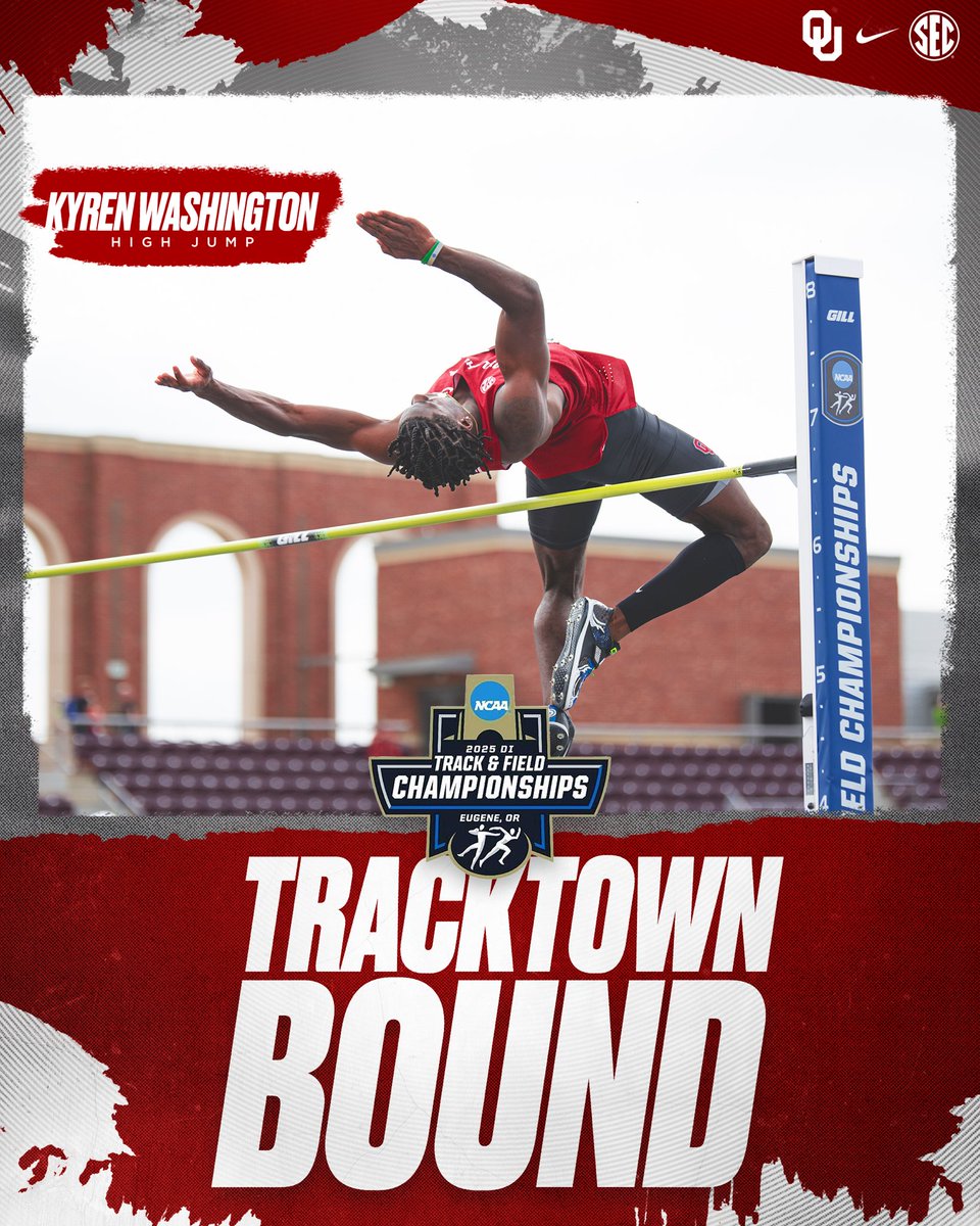 Back for seconds ↩️

Kyren Washington advances to NCAAs for the 2nd time, tying for 1st with a 2.17m (7’1.50”) clearance. 

Didn’t miss a beat as he cleared every bar from 2.04m on without a single miss ☝️