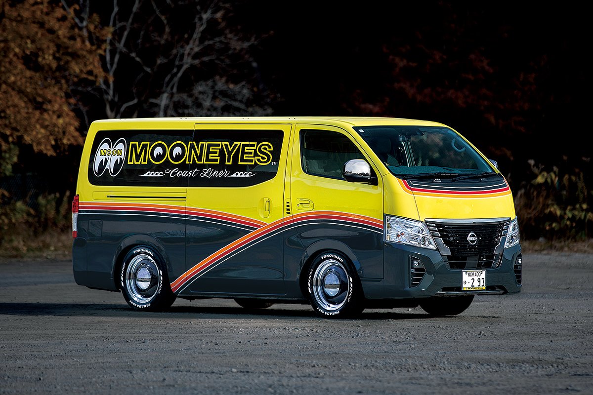 NISSAN X YOKOHAMA Tire X MOONEYES 2023 NISSAN CARAVAN (キャラバン