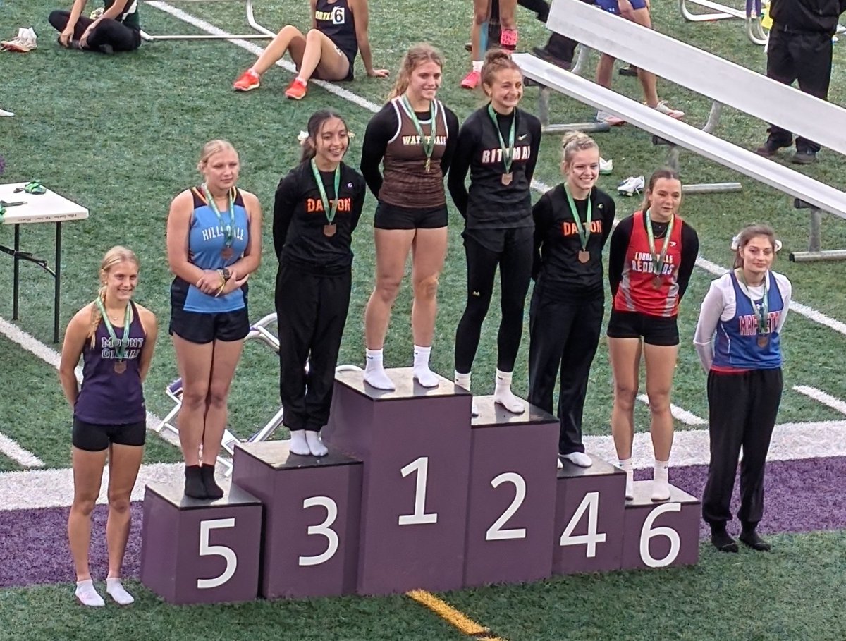 Track Update - Congratulations to Ady Tipton on 5th place in the OHSAA Regional Tournament.