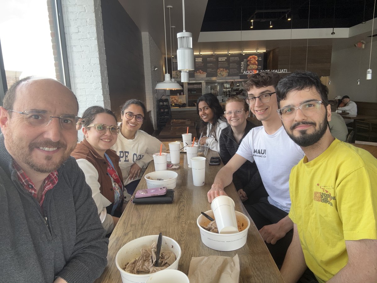 lsamgusi's tweet photo. Bittersweet day in the lab — we’re saying goodbye to Kaya as he heads off to Indiana University for his MD/PhD journey! Wishing you all the success and discovery ahead.🥼🧬 https://t.co/GuYF8rmJyl