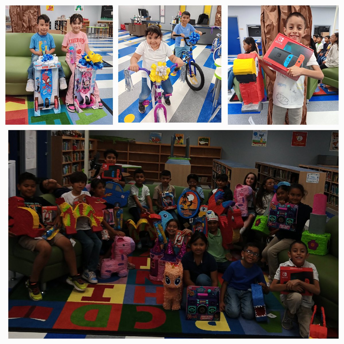 Lydia Sandate (@lydiasandate) on Twitter photo Congratulations to our Wildcats with perfect attendance all year 👏 A special Thank You to our partners in education for donating bicycles, scooters, and Nintendo Switches! 🚲🛴🎮 <a href="/jlsambrano/">Sambrano Wildcats</a> <a href="/SusanaFrescas/">Susana Frescas</a> <a href="/HHernandez2281/">Horacio Hernandez</a> <a href="/SanElizarioISD/">San Elizario ISD</a> Congratulations to our Wildcats with perfect attendance all year 👏 A special Thank You to our partners in education for donating bicycles, scooters, and Nintendo Switches! 🚲🛴🎮 <a href="/jlsambrano/">Sambrano Wildcats</a> <a href="/SusanaFrescas/">Susana Frescas</a> <a href="/HHernandez2281/">Horacio Hernandez</a> <a href="/SanElizarioISD/">San Elizario ISD</a>