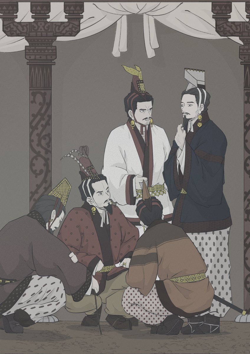 고구려 5부 귀족들.
계루부, 연노부, 절노부, 관노부, 순노부
Five noble of Gogureo.

#한복 #korea #hanbok 
#gogureo #삼국시대