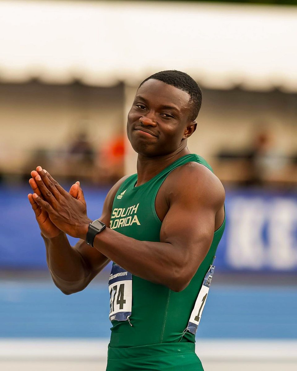 World Lead!!!

🇬🇭Abdul Rasheed Saminu has become the fastest in the world this year, beating Kanyinsola Ajayi 🇳🇬 9.95s.

<a href="/rasheed_saminu/">Saminu Abdul Rasheed</a> 9.86s 🇬🇭NR was just 0.04s off the NCAA Record held by former World Champion 🇺🇸  Christian Coleman.

Impressive🔥🔥