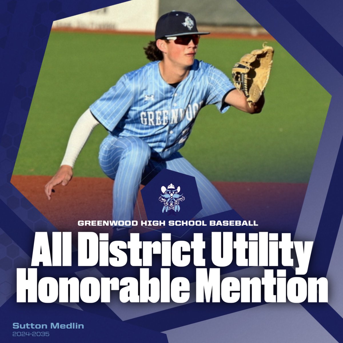 Congrats to Sutton Medlin on earning All-District Honorable Mention Utility!
A versatile player who stepped up wherever needed!
\#RangerDNA #WeAreGW