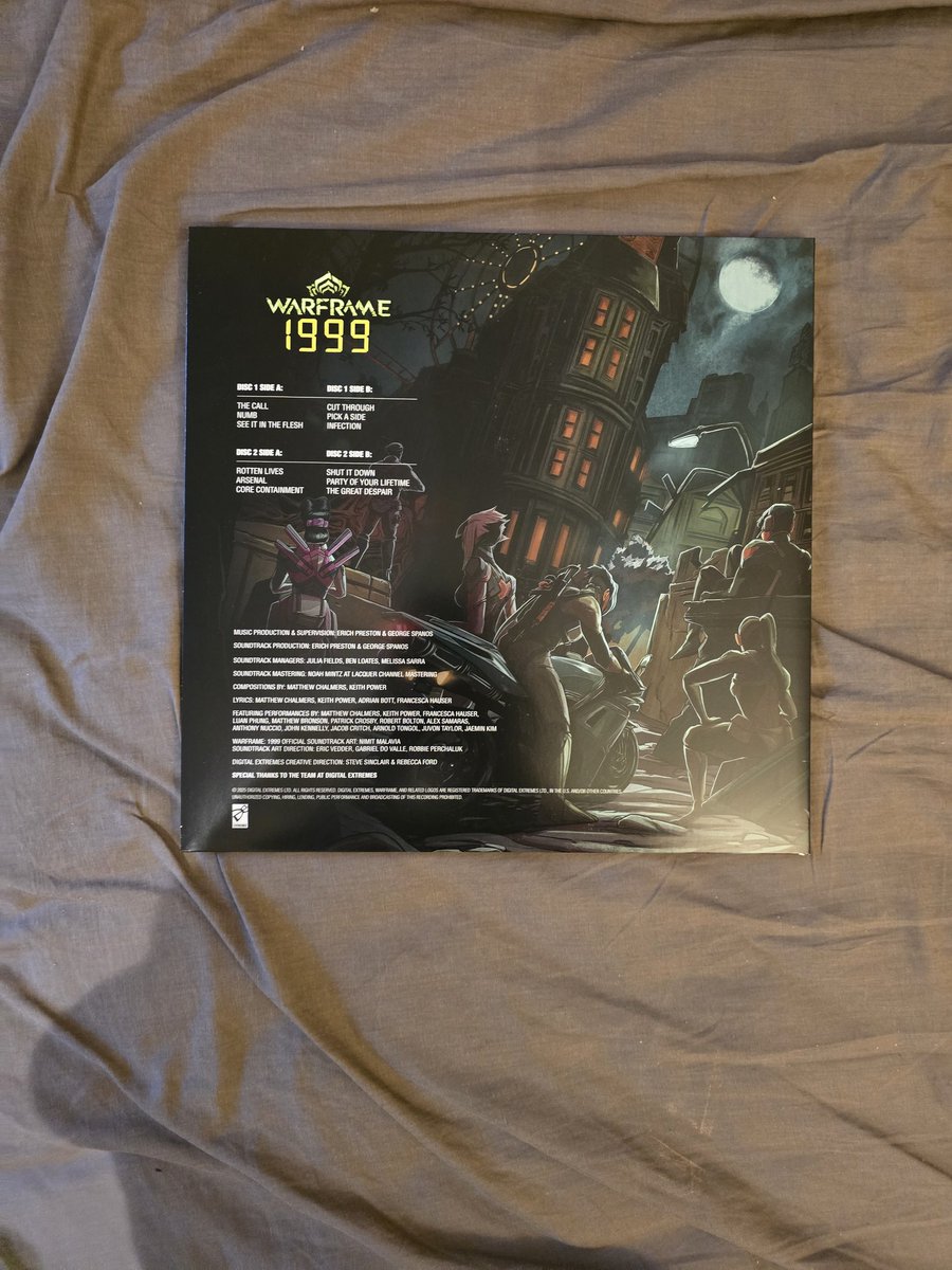 oneonlyhiiro's tweet image. I love this vinyl. Got it earlier this week 

@PlayWarframe am inlove. Happy to support yall