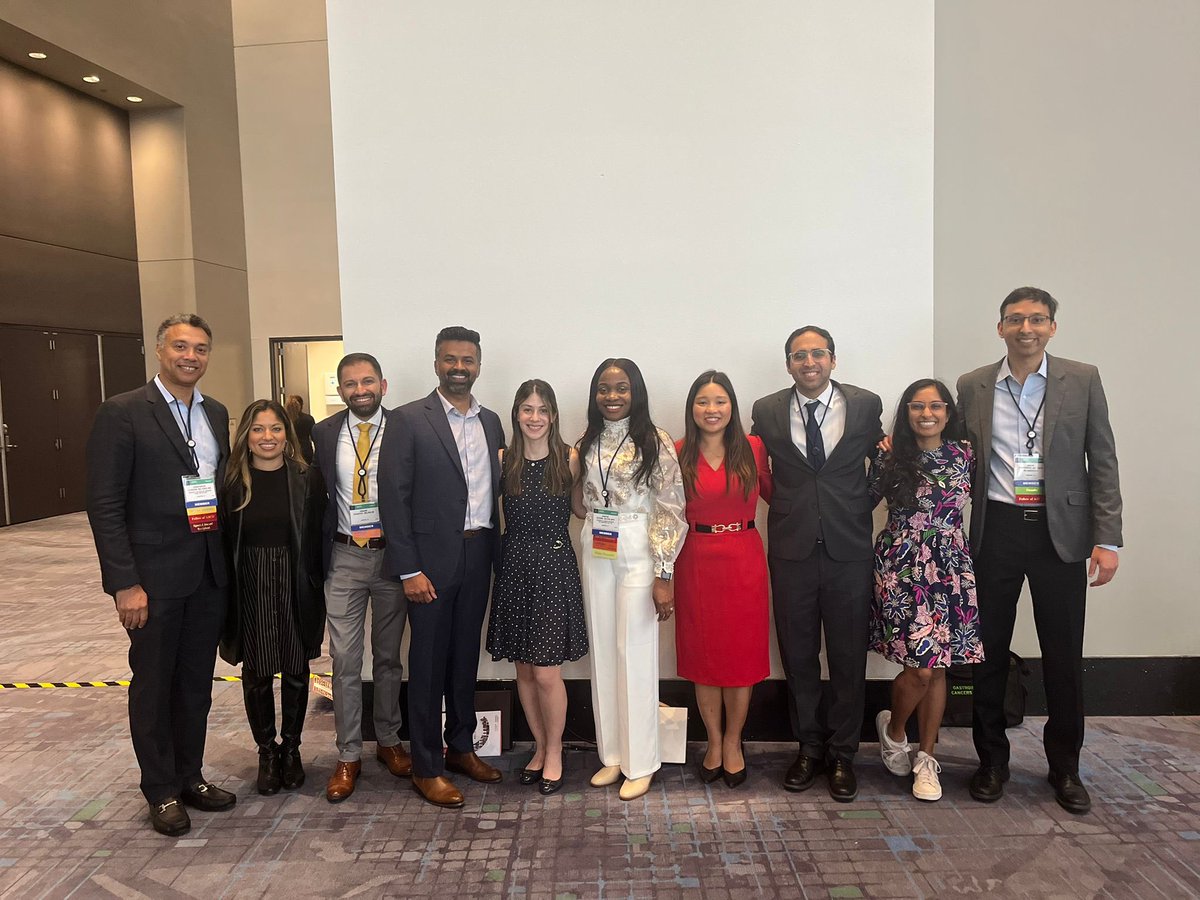 Ranjan Upadhyay (@ranjanmdphd) on Twitter photo What a way to start #ASCO25 with this stellar group! Congratulations to all awardees from the <a href="/ConquerCancerFd/">Conquer Cancer, the ASCO Foundation</a> <a href="/ASCO/">ASCO</a> from <a href="/MDAndersonNews/">MD Anderson Cancer Center</a>! And special thank you to my mentor <a href="/HindRafei/">Hind Rafei</a> and fearless leader <a href="/ChrisRFlowersMD/">Christopher Flowers</a> for joining the ceremony :) #endcancer #conquercancer What a way to start #ASCO25 with this stellar group! Congratulations to all awardees from the <a href="/ConquerCancerFd/">Conquer Cancer, the ASCO Foundation</a> <a href="/ASCO/">ASCO</a> from <a href="/MDAndersonNews/">MD Anderson Cancer Center</a>! And special thank you to my mentor <a href="/HindRafei/">Hind Rafei</a> and fearless leader <a href="/ChrisRFlowersMD/">Christopher Flowers</a> for joining the ceremony :) #endcancer #conquercancer