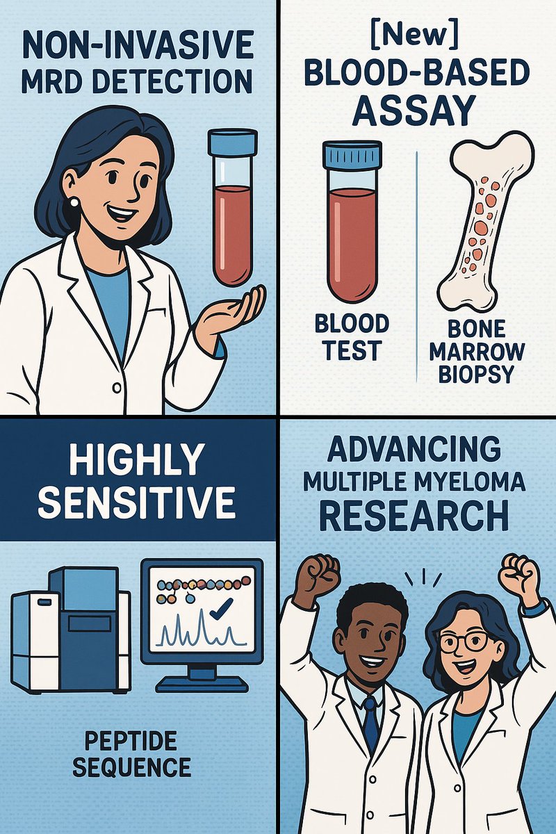EasyM: Blood-based MRD for MM (@easym_test) on Twitter photo Blood-based #MRD detection for #myeloma — no bone marrow draws needed. #ASCO25 (CLIA LDT, not FDA approved) Blood-based #MRD detection for #myeloma — no bone marrow draws needed. #ASCO25 (CLIA LDT, not FDA approved)