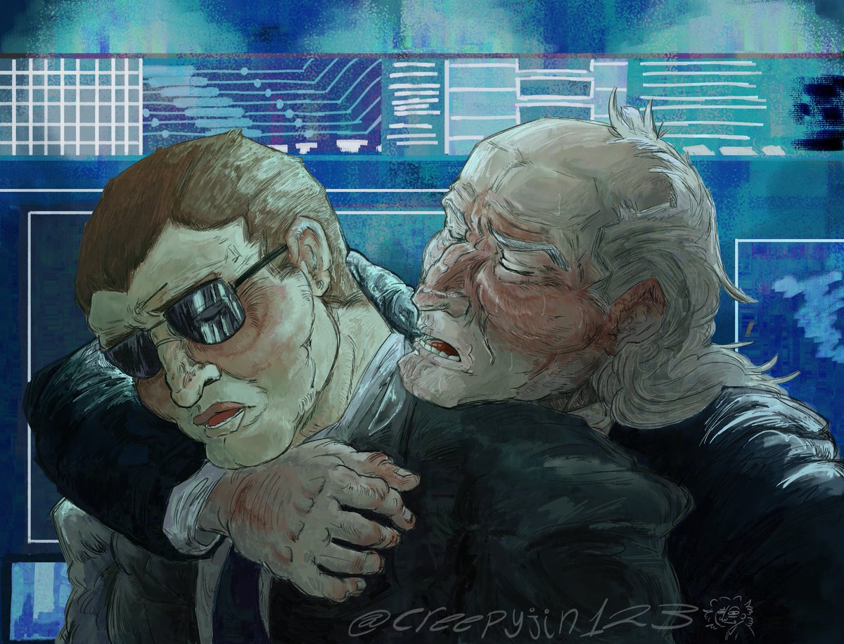 creepyjin123's tweet photo. Invincible plot: Oh no! Someone is attacking us. I must save the Earth again
Cecil and Donald subplot for some reason:
#Invincible #donaldferguson #cecilstedman #Doncil #Decil https://t.co/8IJsLhTbHo