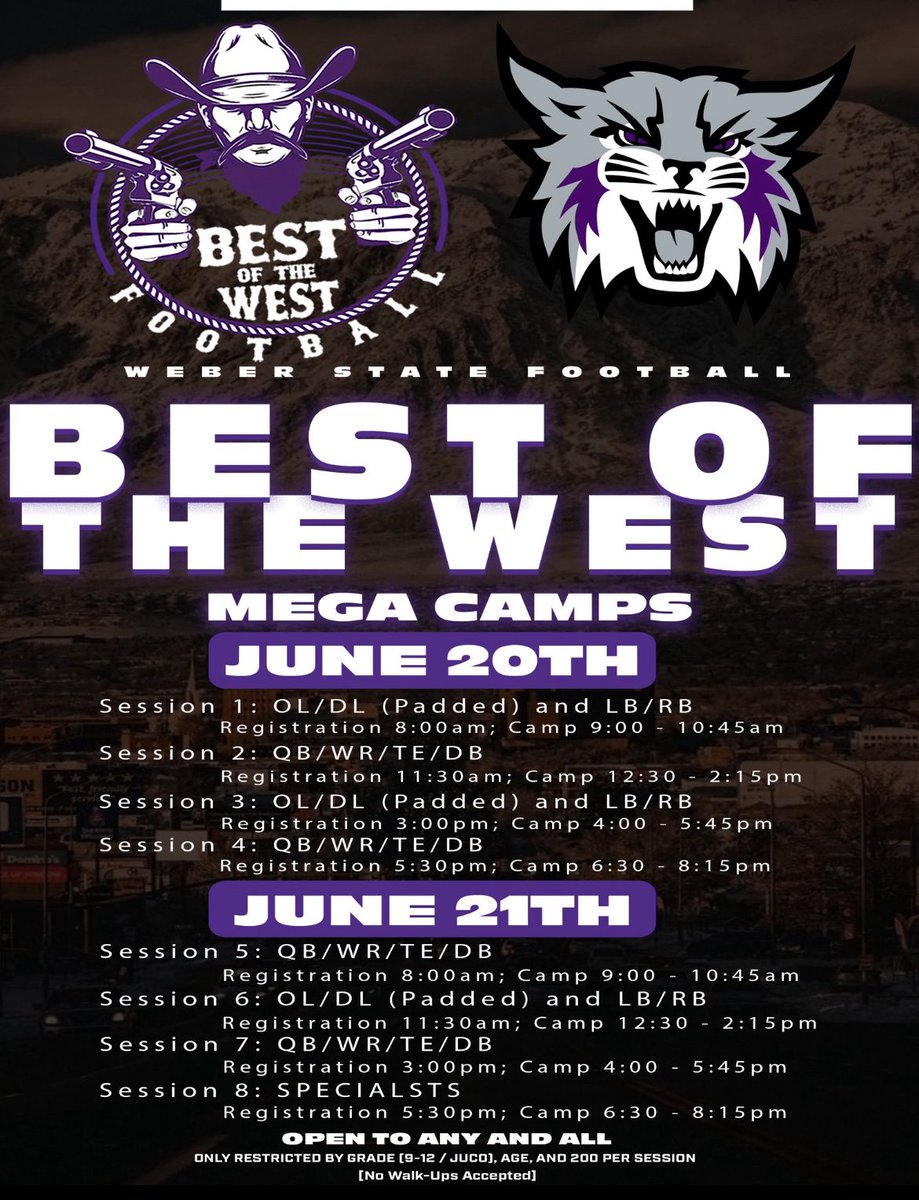 Isaiah Ruiz (@isaiahruiz09) on Twitter photo I will be attending the Weber State mega camp on June 21st (Session 7)! Excited to compete! <a href="/defendtheridge/">Shadow Ridge HS Football</a> <a href="/weberstatefb/">Weber State Football 🏈</a> <a href="/KyleMorgan_XOS/">Kyle Morgan CATAPULT Southwest Regional Scout</a> <a href="/ZReyes_PRZ/">Zack Reyes</a> <a href="/WyattGardner23/">Wyatt Gardner</a> <a href="/GregBiggins/">Greg Biggins</a> <a href="/adamgorney/">Adam Gorney</a> <a href="/BrandonHuffman/">Brandon Huffman</a> <a href="/ChadSimmons_/">ChadSimmons</a> <a href="/defendtheridge/">Shadow Ridge HS Football</a> <a href="/BrunkDenis/">Denis Brunk</a> <a href="/CoachWinfield/">Josh Winfield</a> <a href="/Coach_Wagar/">Coach Cameron Wagar</a> I will be attending the Weber State mega camp on June 21st (Session 7)! Excited to compete! <a href="/defendtheridge/">Shadow Ridge HS Football</a> <a href="/weberstatefb/">Weber State Football 🏈</a> <a href="/KyleMorgan_XOS/">Kyle Morgan CATAPULT Southwest Regional Scout</a> <a href="/ZReyes_PRZ/">Zack Reyes</a> <a href="/WyattGardner23/">Wyatt Gardner</a> <a href="/GregBiggins/">Greg Biggins</a> <a href="/adamgorney/">Adam Gorney</a> <a href="/BrandonHuffman/">Brandon Huffman</a> <a href="/ChadSimmons_/">ChadSimmons</a> <a href="/defendtheridge/">Shadow Ridge HS Football</a> <a href="/BrunkDenis/">Denis Brunk</a> <a href="/CoachWinfield/">Josh Winfield</a> <a href="/Coach_Wagar/">Coach Cameron Wagar</a>