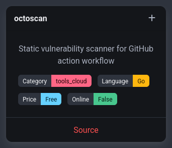 rawsec_cyber's tweet image. New tools were added on the #Rawsec #Cybersecurity Inventory

@noraj_rawsec added

📌 octoscan &amp;amp; gh-hijack-runner by @hugow_vincent at @synacktiv
📌 gato &amp;amp; gato-xby @adnanthekhan at  @praetorianlabs

inventory.raw.pm