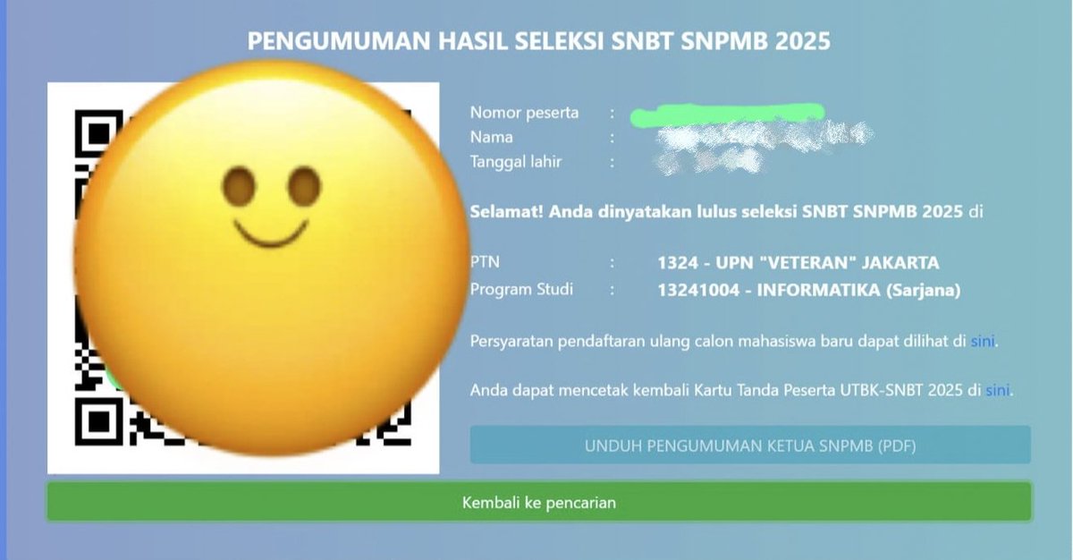 Akhirnya UPNVJ Informatika 💻