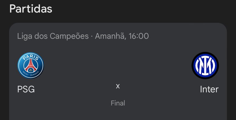 homens = psg low profile de Luiz Henrique

meninos = Inter de Milão

👍🏻