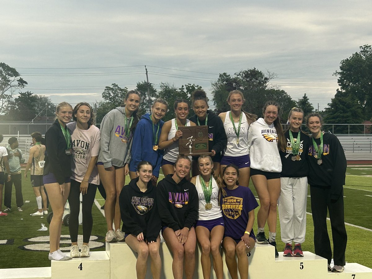 avoneagles's tweet image. Regional Champions! Avon Girls qualify for state in 13 out of 17 Events!