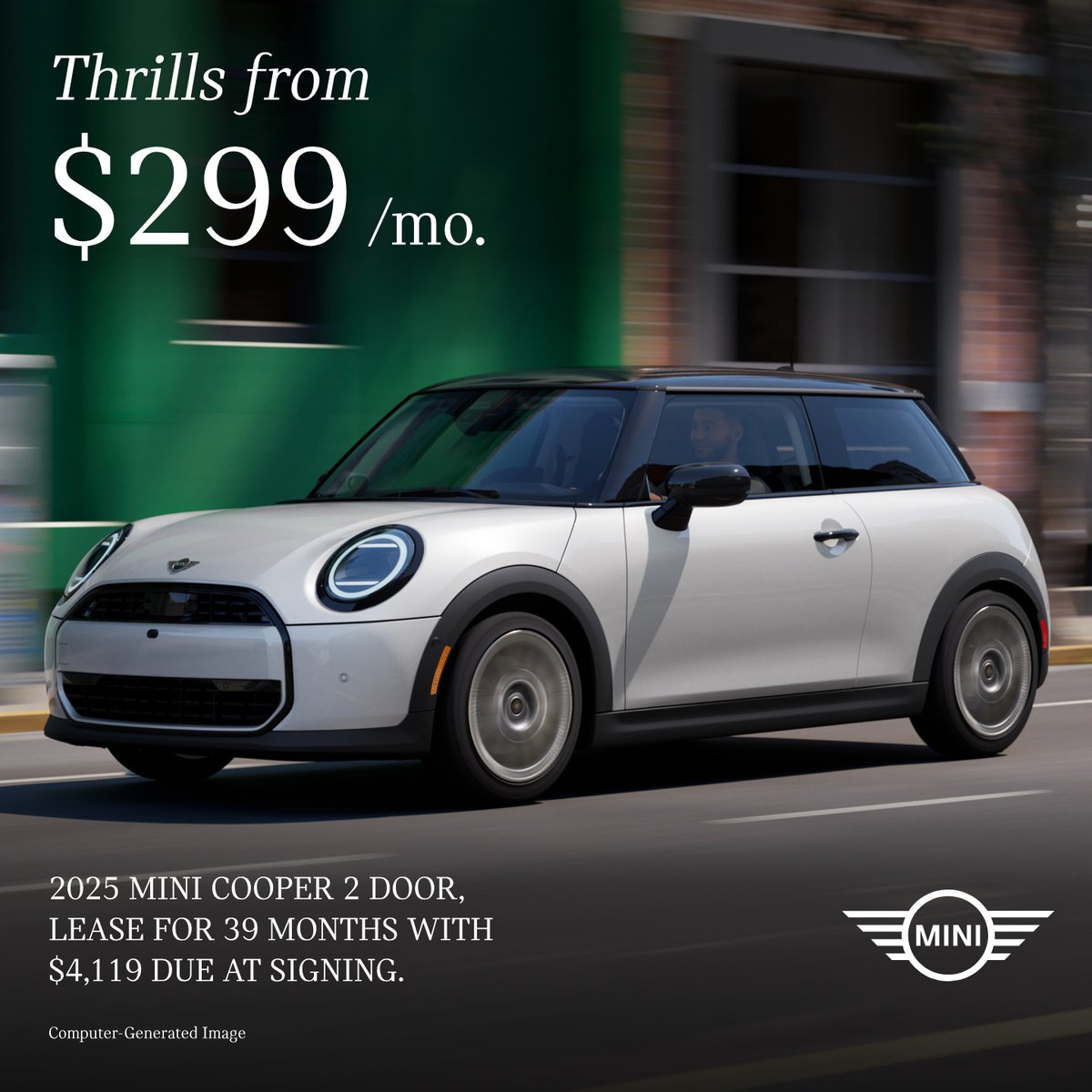 Thrills await behind the wheel of the 2025 MINI Cooper 2 Door 🚗💨

Now through June 2nd, lease yours with a limited-time offer at Ferman MINI! Classic style, go-kart handling, and serious fun packed into every drive.

Don't miss your chance to turn heads all summer long. ☀ ...