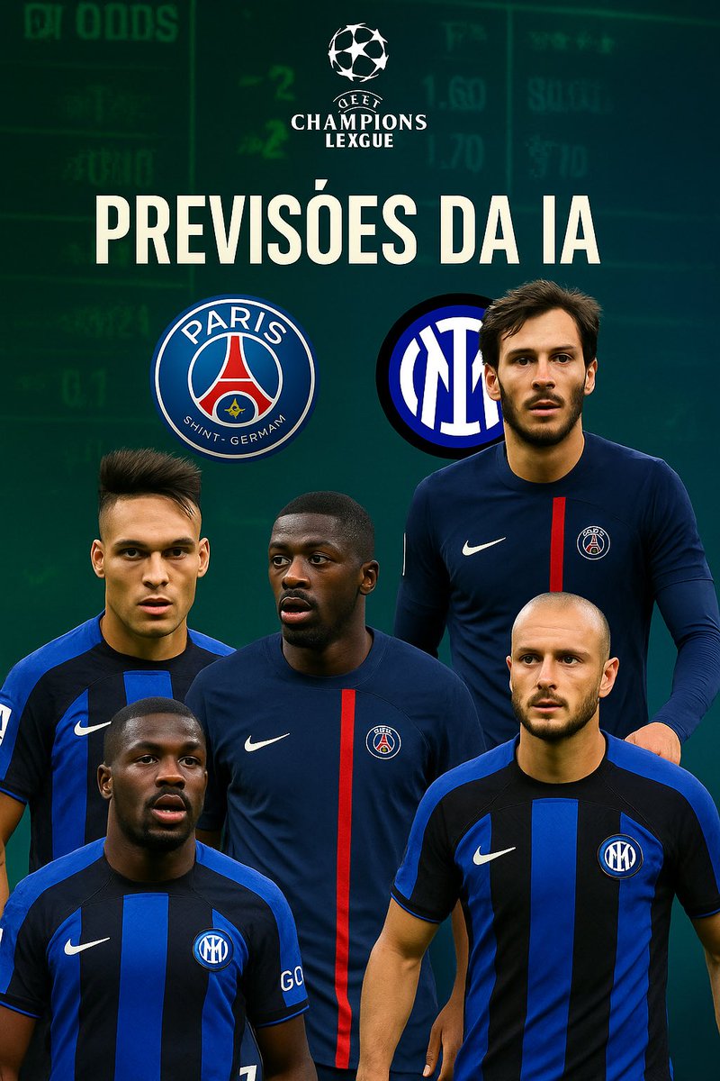 TiquinhoQA's tweet photo. Pedi pra IA me dizer o placar exato da final da Champions, sugerir 4 prováveis marcadores, 2 improváveis, 2 jogadores para chutar de fora da área, e um bilhete pronto.
Eis as respostas! https://t.co/pDnsXWpGkH
