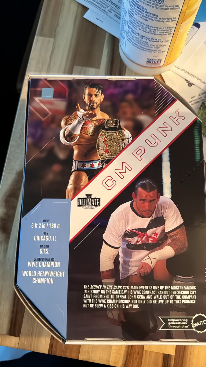 Got another one to add to the collection #WWERAW #WWE #cmpunk <a href="/CMPunk/">player/coach</a>