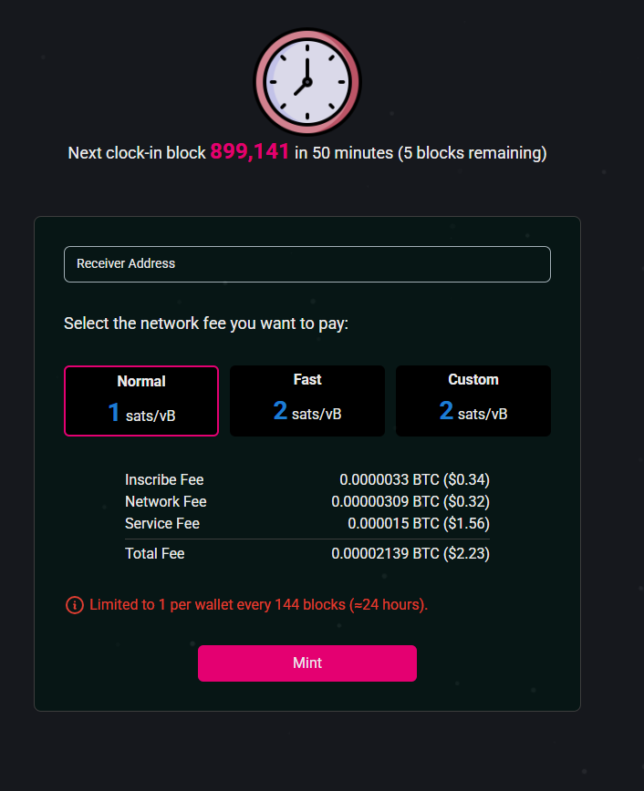 bitcoinunified's tweet photo. 🟪 Next Clock In: Block 899,141 (<1 hour) 下次打卡区块:899,141(约 1 小时后)
→ https://t.co/j1Ha5cxgrG
#Alkanes #ClockInSystem #Bitcoin