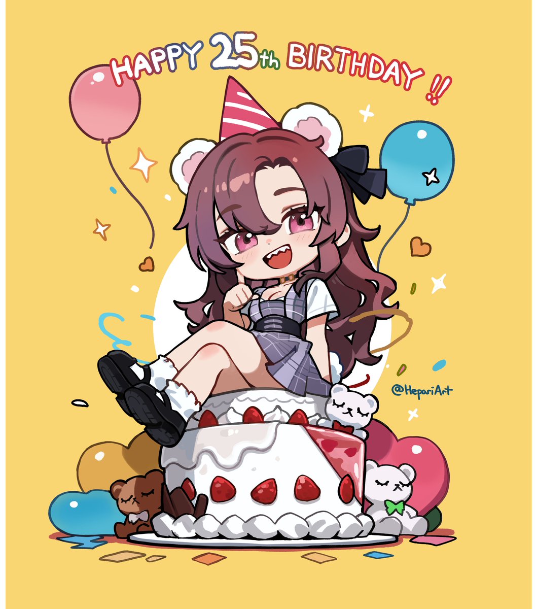 I've hit that big milestone! 🎉🐻‍❄️🍰

25 always felt so far away, but it's finally here 😭 I'm happier than ever, surrounded by amazing friends and lots of love- things I never imagined having 5-6 years ago. 🎈

Here's to 25 and everything ahead! 💖 :"-)
