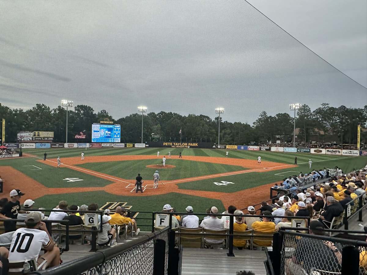 dbubrig's tweet photo. First time in awhile been to watch some ball here, let’s get it @SouthernMissBSB https://t.co/L0QkNx0h3m