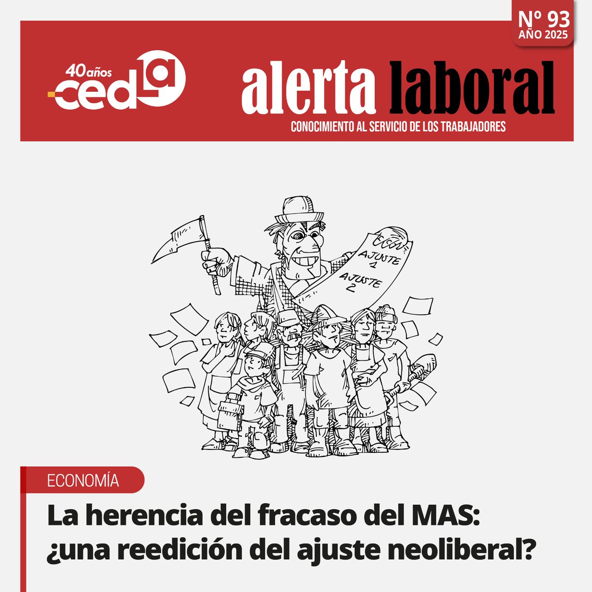 cedlabo's tweet photo. #CEDLA #AlertaLaboral #Economía
La herencia del fracaso del MAS: ¿una reedición del ajuste neoliberal?
Lee el artículo:
https://t.co/Z1TucodVMB https://t.co/V3epUOqTzD