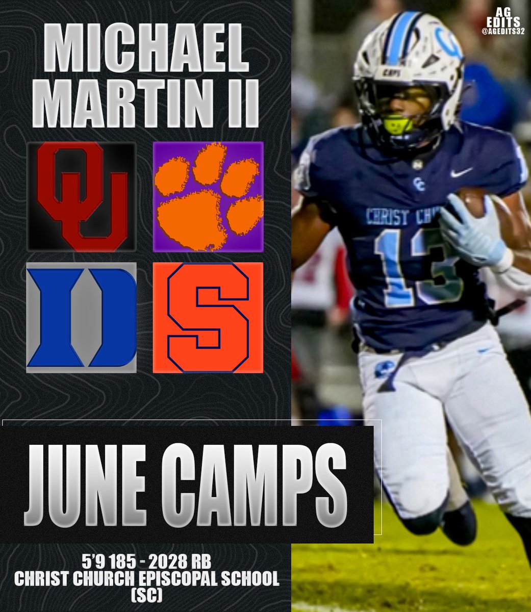 Michael S. Martin II βBIG 13β (@bigmichaelbig13) on Twitter photo Camp Schedule <a href="/HatfieldQuin/">Quin Hatfield</a> <a href="/broti24/">Tim Brown</a> <a href="/Waltjr2222/">Upper Echelon Sports & Perfomance</a> <a href="/Jdjacks45/">Joshua Jackson</a> <a href="/Todd_C_08/">Todd Cunningham</a> <a href="/windham_john/">John Windham</a> <a href="/OLCoach_Mac/">Zac McIntosh | OL Coach π΄ββ οΈ</a> <a href="/amanirichburg88/">Coach Cap</a> <a href="/ccesfootball/">Christ Church Football</a> <a href="/AGEDITS32/">AG Edits</a> <a href="/ccesathletics/">CCES Athletics</a> <a href="/CoachDaniels06/">Coach Daniels</a> <a href="/__AustinButler/">AB</a> <a href="/CDearing82/">Chris Dearing</a> <a href="/iguerin/">Ian Guerin</a> <a href="/HighSchoolBlitz/">High School Blitz</a> <a href="/caseygunn0/">Casey Gunn</a> <a href="/AlPopsFootball/">ππ ππ¨π©π¬</a> <a href="/najehwilk/">Najeh Wilkins</a> Camp Schedule <a href="/HatfieldQuin/">Quin Hatfield</a> <a href="/broti24/">Tim Brown</a> <a href="/Waltjr2222/">Upper Echelon Sports & Perfomance</a> <a href="/Jdjacks45/">Joshua Jackson</a> <a href="/Todd_C_08/">Todd Cunningham</a> <a href="/windham_john/">John Windham</a> <a href="/OLCoach_Mac/">Zac McIntosh | OL Coach π΄ββ οΈ</a> <a href="/amanirichburg88/">Coach Cap</a> <a href="/ccesfootball/">Christ Church Football</a> <a href="/AGEDITS32/">AG Edits</a> <a href="/ccesathletics/">CCES Athletics</a> <a href="/CoachDaniels06/">Coach Daniels</a> <a href="/__AustinButler/">AB</a> <a href="/CDearing82/">Chris Dearing</a> <a href="/iguerin/">Ian Guerin</a> <a href="/HighSchoolBlitz/">High School Blitz</a> <a href="/caseygunn0/">Casey Gunn</a> <a href="/AlPopsFootball/">ππ ππ¨π©π¬</a> <a href="/najehwilk/">Najeh Wilkins</a>