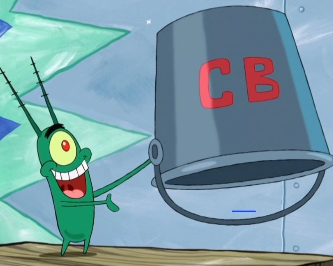 BREAKING NEWS: Plankton is giving out Chum Bucket Bucket Helmets!