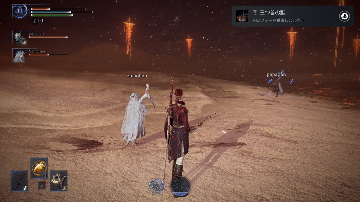 5時間かけてやっとだ！
ボス倒してこんなに喜んだの
初マリケス以来だと思う
 #ナイトレイン