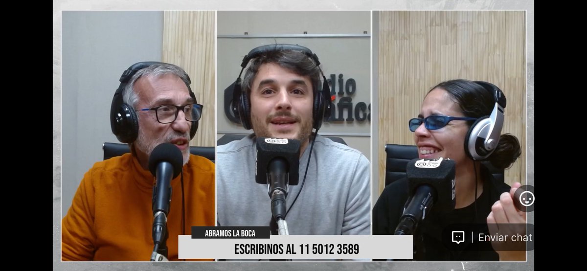ESTAMOS EN EL AIRE 🫥
🤖 FM 89.3
👽 twitch.tv/radiografica893 
📡 radiografica.org.ar