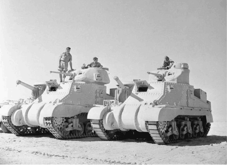 The British tested the stabilizer on the Medium Tank M3 #OTD in 1942. The results were not very encouraging. Hit rate improved by a few %, but gains were only noticeable when the tank was firing directly forward while driving uphill at an even pace. #tanks #history #WW2 #WWII