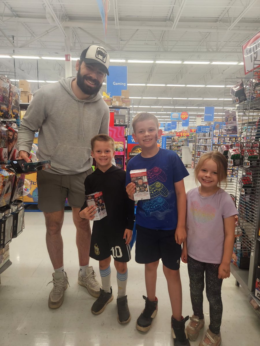 While looking at cards in Walmart Jake Wallman <a href="/walman_9/">Jake Walman</a> came up to my son Jake and introduced himself . He was so nice to my kids and bought each of my kids a box of Upper Deck cards. It's these things that make this team special to Edmonton! #LetsGoOilers