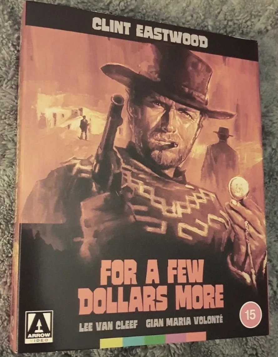 imajicaman's tweet image. I just finished watching #ForAFewDollarsMore - released by @ArrowFilmsVideo. I never tire of watching this classic. The second film by #SergioLeone in the 'Dollars Trilogy'. #movie #PhysicalMedia