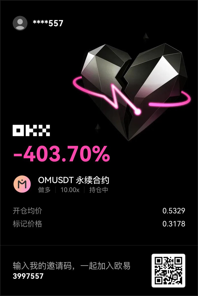 浩瀚星辰.BTC (@crypto_pz) on Twitter photo 之前开了一个 #OM 的多单一直没平 ,现在亏麻了、不知道当时咋想的,碰这个垃圾币、傻逼项目方🤬🤬🤬 这辈子估计解不了套了 <a href="/MANTRA_Chain/">MANTRA | Tokenizing RWAs</a>
I opened a long position in #OM and it hasn't been closed yet. Now I'm losing money. I don't know what I was thinking when I bought this trash coin 之前开了一个 #OM 的多单一直没平 ,现在亏麻了、不知道当时咋想的,碰这个垃圾币、傻逼项目方🤬🤬🤬 这辈子估计解不了套了 <a href="/MANTRA_Chain/">MANTRA | Tokenizing RWAs</a>
I opened a long position in #OM and it hasn't been closed yet. Now I'm losing money. I don't know what I was thinking when I bought this trash coin