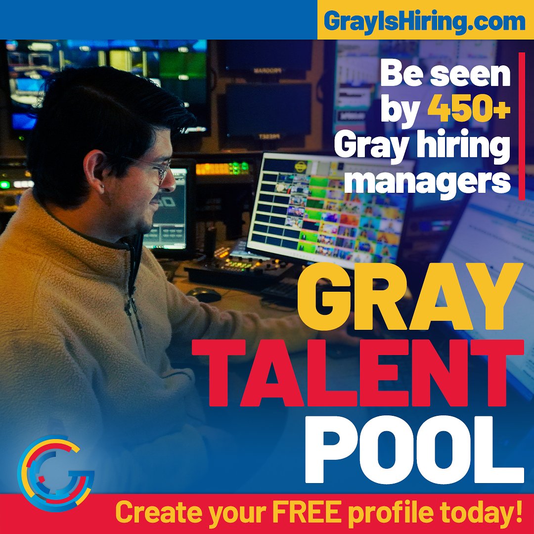 FOX5Vegas's tweet photo. Resume? Check!
Reel? Check!
Uploaded profile on the Gray Talent Pool? Sign up now!
Let Gray's 200+ managers find you and hire you! Sign up here: https://t.co/d0XuoHa4Ya #GrayTalentPool https://t.co/zJ52x8GlVy