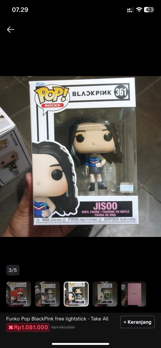 uupiit's tweet photo. #WTS Funko Pop Blackpink HYLT
#Jennie
#Jisoo
#Rosé
#Lisa

Take all free lightstick Blackpink ver 1

Bisa co tokped https://t.co/fV4KzinMaa