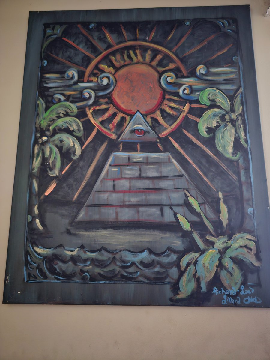 My Beautiful Painting by Richard-Lael Lillard - Psychic Medium and subject of infamous <a href="/GhostAdventures/">Ghost Adventures</a> segment-  Gorgeous in person.  Mysterious darkness occurred, accurate reading, tactful consultation.   #GhostAdventures