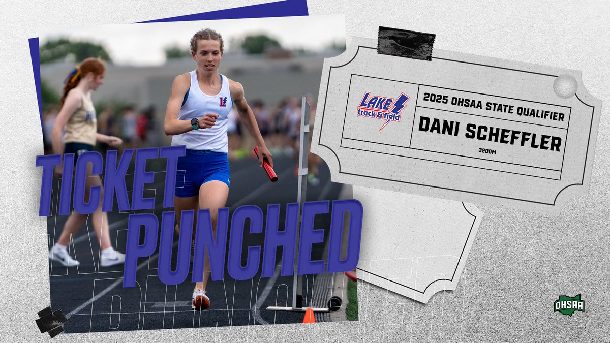 Back to Back Regional Championships for Dani, she'll try to medal at OHSAA State Meet for the 3rd consecutive year in the 3200m. 

#godanigo