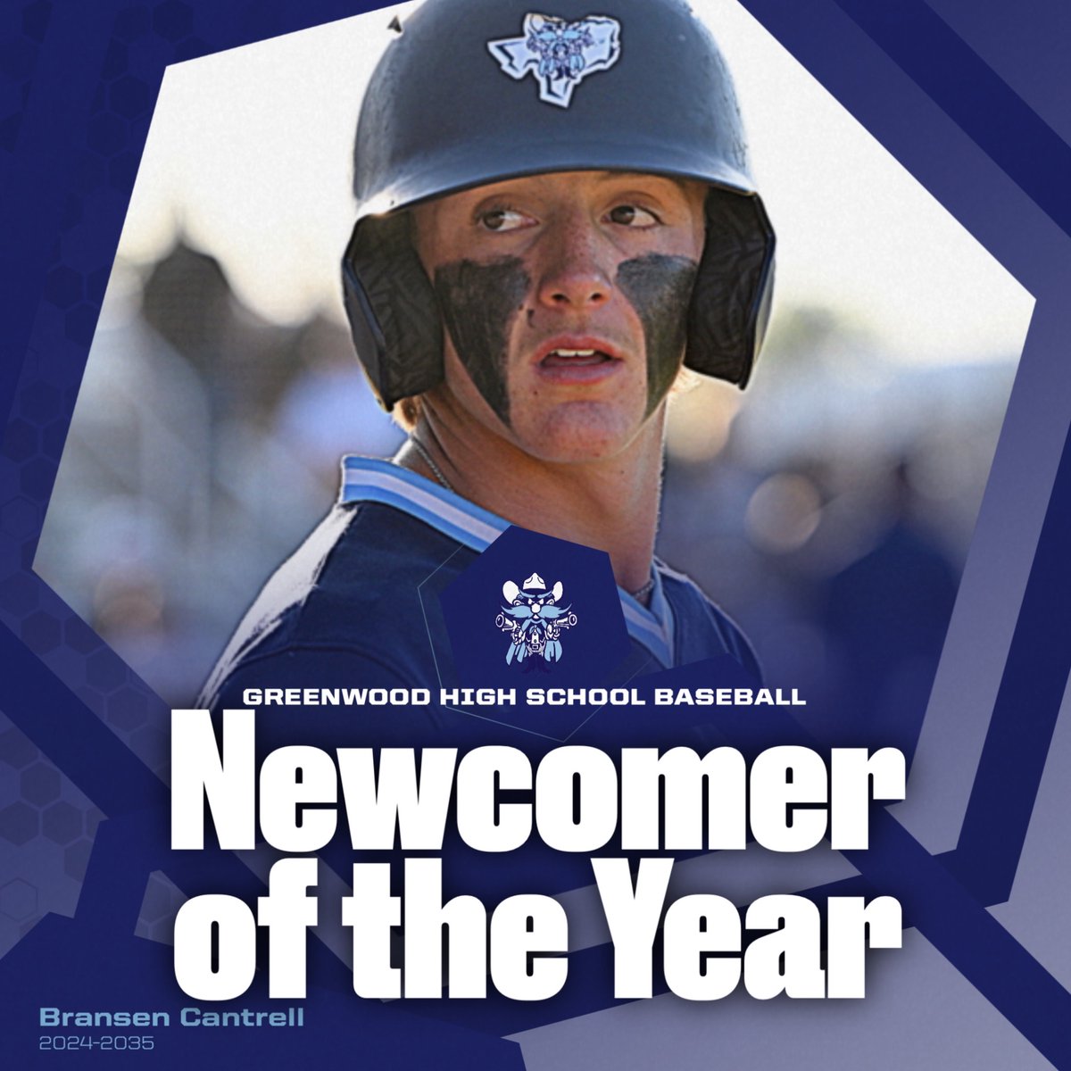 Shoutout to Bransen Cantrell — the District 3-AAAA Newcomer of the Year!
A breakout season with a bright future ahead!
#RangerDNA #WeAreGW