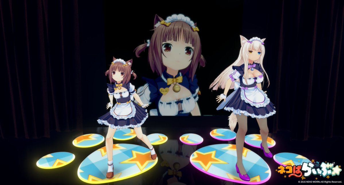 BlossomCrys's tweet photo. ネコぱらいぶ☆　VRでネコ達のライブを体験しよう！→ https://t.co/28pMQx4fz8 #NEKOPALIVE #VR https://t.co/cBf9cue4yQ