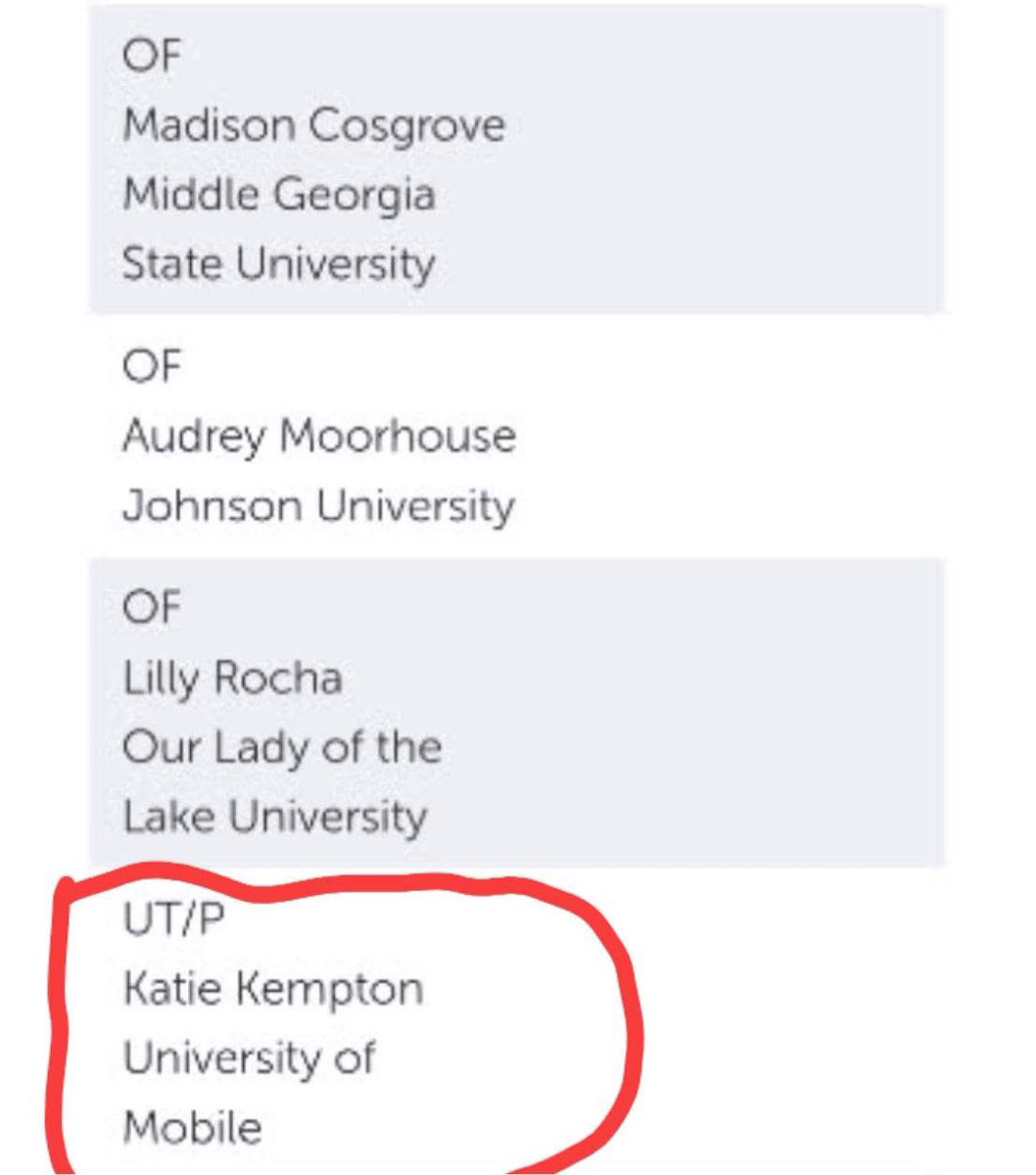 So blessed to have received 1st Team NFCA NAIA All Region 2 Team‼️‼️ So excited to see what comes next! <a href="/NAIASB_/">NAIA SB</a> <a href="/UMobileRams/">University of Mobile Rams Athletics</a> #Rammit <a href="/LaTBoltsDupre/">Louisiana Thunderbolts Dupre 24/25</a>