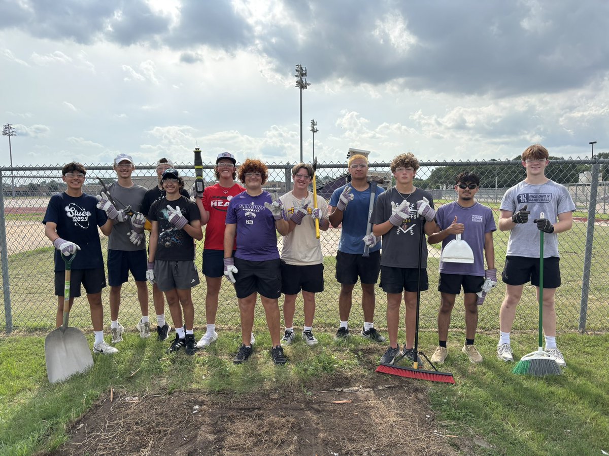 Shout out to Troop 277 for kicking off their summer by cleaning up around the football, baseball, and softball fields! #JVPRIDE