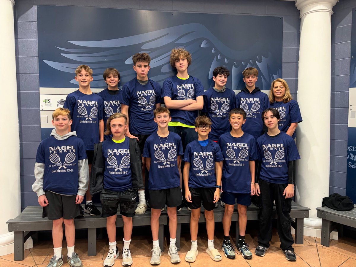 Our Boys Tennis teams shirts arrived today!! An undefeated season and ECC Champs!! They definitely deserve some shirts for that! So proud of these amazing young men for their incredible season! #ONENEST