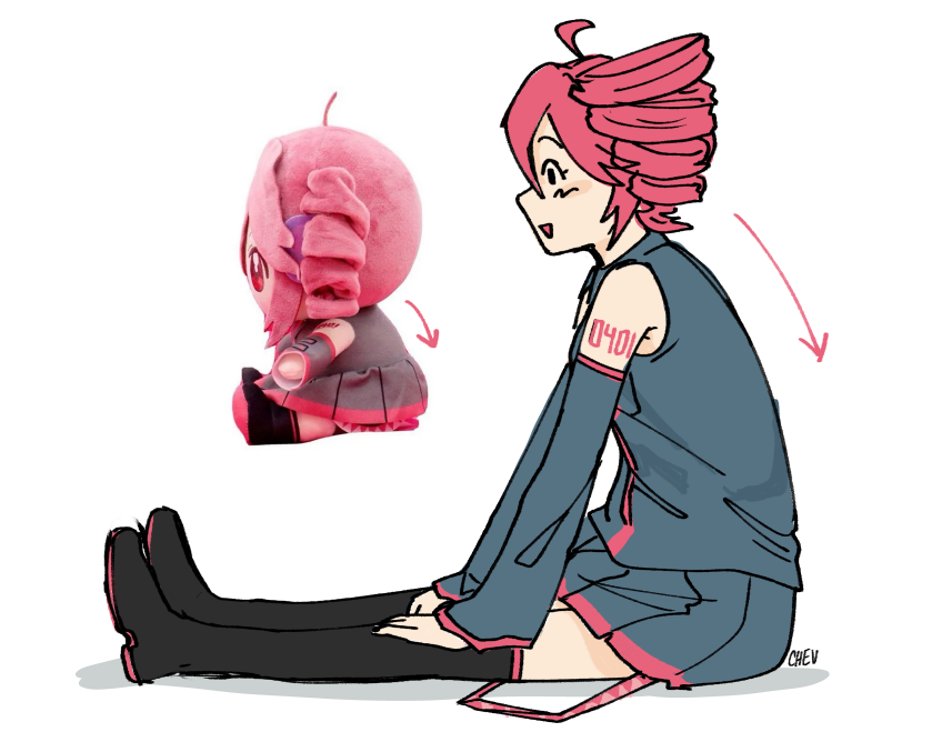 chevdraws's tweet image. obsessed with her #重音テト