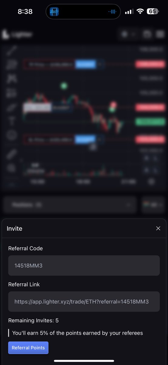 cryptoyolotime's tweet image. If you need a code to test @Lighter_xyz 
Here I have 5 codes available. You can either click the link or just use the code below.

14518MM3

app.lighter.xyz/trade/ETH?refe…

0% fees on your perpetual trades.
I like it so far. 100% legit

Key features: low cost, low latency, verifiable…