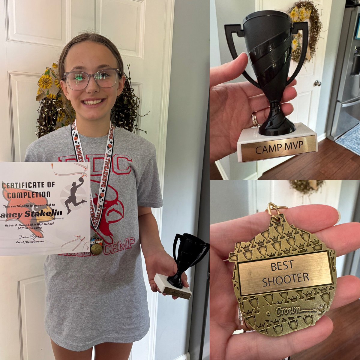 Helecia Hubbard Stakelin (@helecia330) on Twitter photo RDC 🏀 camp completed for (2031) Laney Stakelin and she came home with a “CAMP MVP” 🏆 and a “Best Shooter” medal 🏅
#SheGotNext 💪🏻 #ChasingBigSis
<a href="/alyxwhite_/">Alyx White</a> <a href="/PGHAkeem/">Akeem Webb</a> <a href="/riseupsports1/">Rise Up Sports Media</a>
7th grade middle school season loading soon! RDC 🏀 camp completed for (2031) Laney Stakelin and she came home with a “CAMP MVP” 🏆 and a “Best Shooter” medal 🏅
#SheGotNext 💪🏻 #ChasingBigSis
<a href="/alyxwhite_/">Alyx White</a> <a href="/PGHAkeem/">Akeem Webb</a> <a href="/riseupsports1/">Rise Up Sports Media</a>
7th grade middle school season loading soon!
